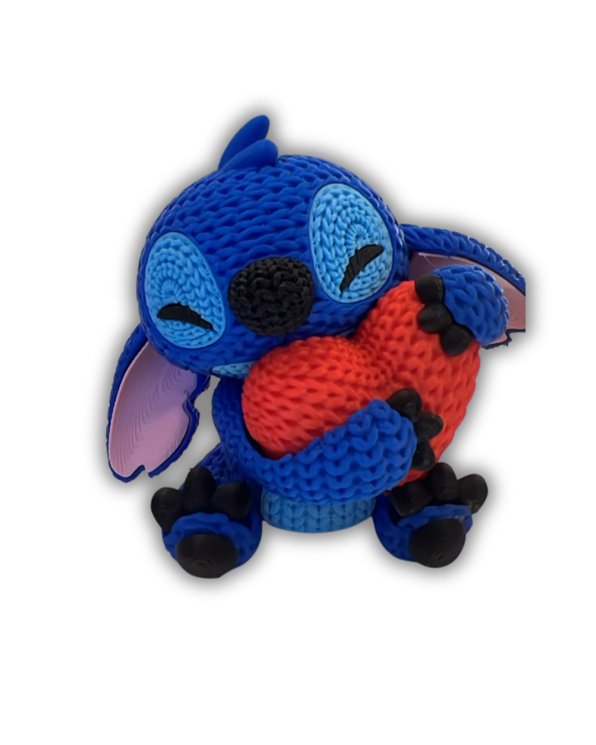 Stitch com coração (Crochê)