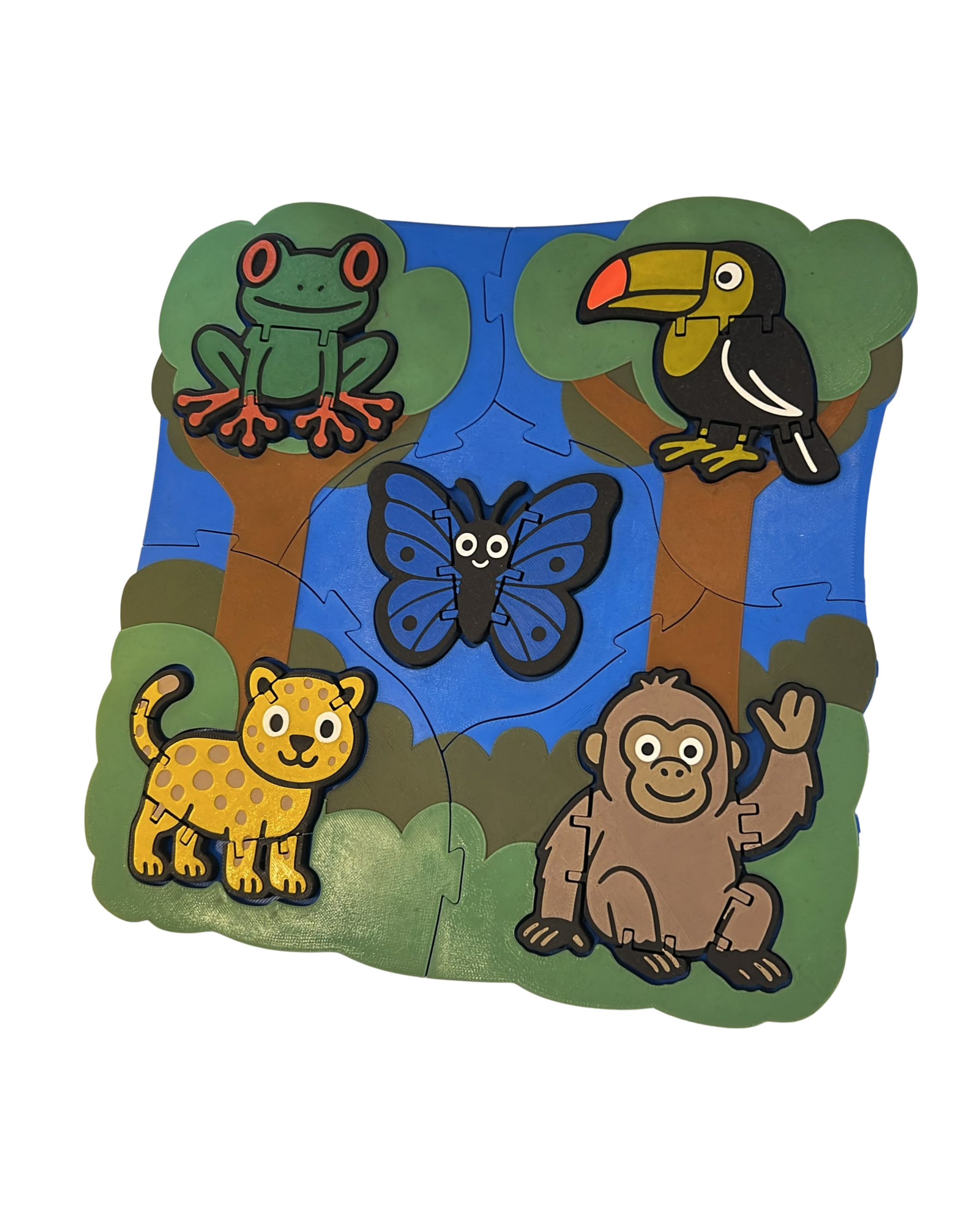 Quebra Cabeça - Animais Floresta