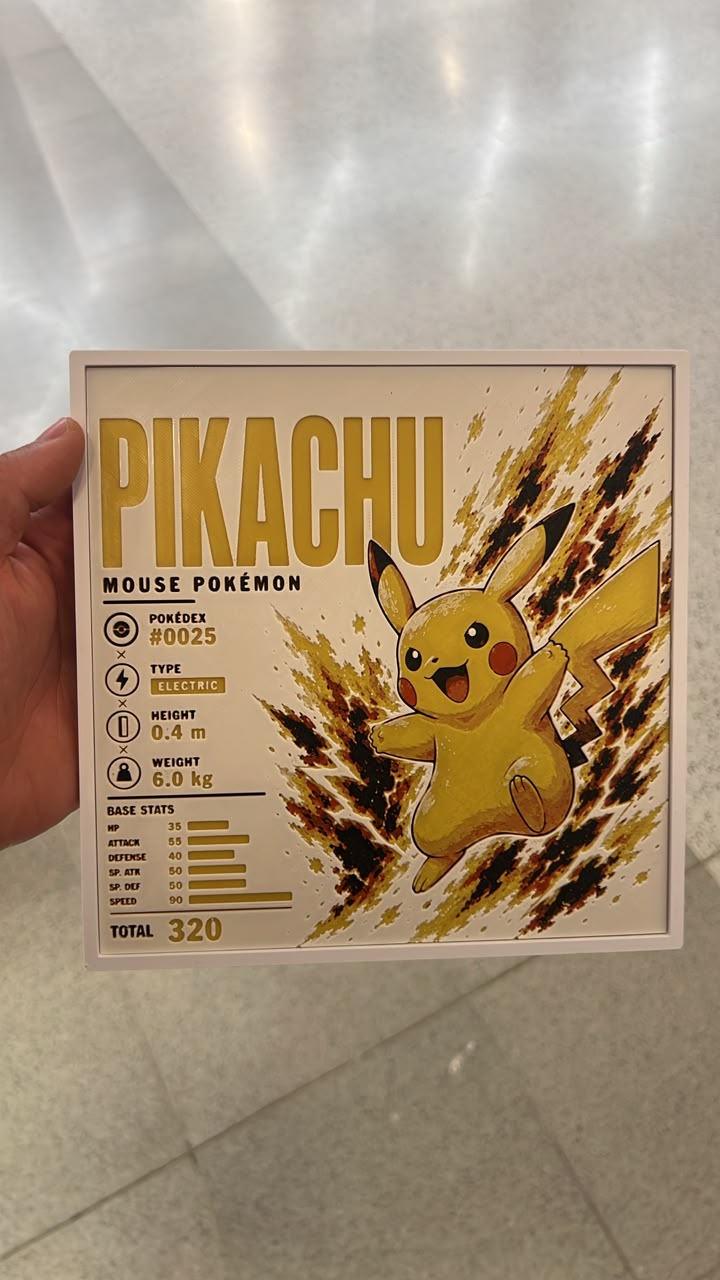 Quadro Pikachu