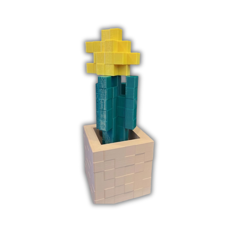 Minecraft Plantas Figure [Amarela]