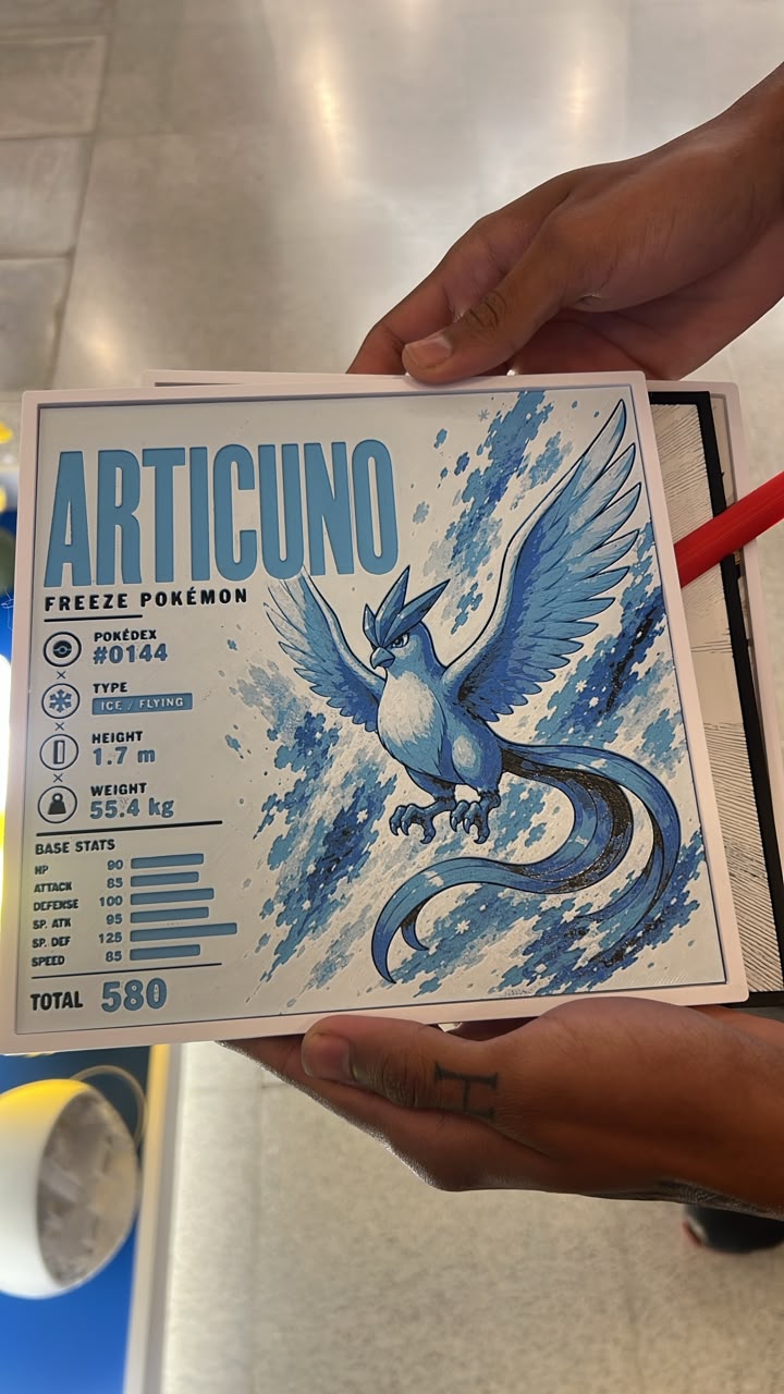 Quadro Articuno - Pokemon