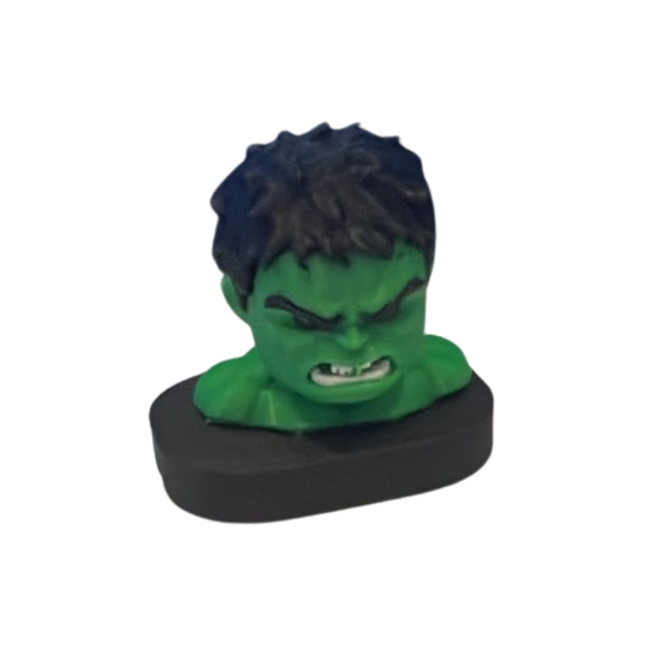 Mini cabeça Hulk