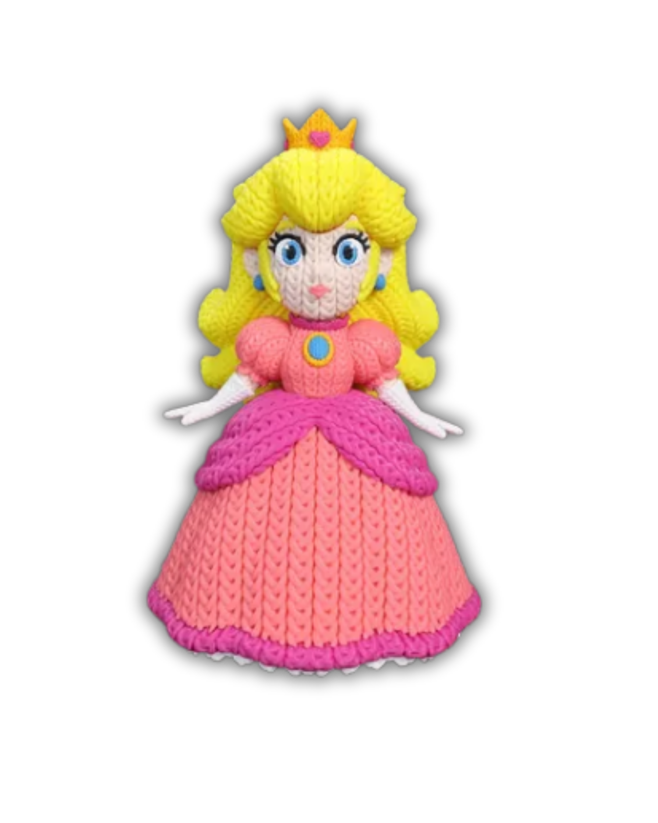  Princesa Peach (Crochê) - Super Mario