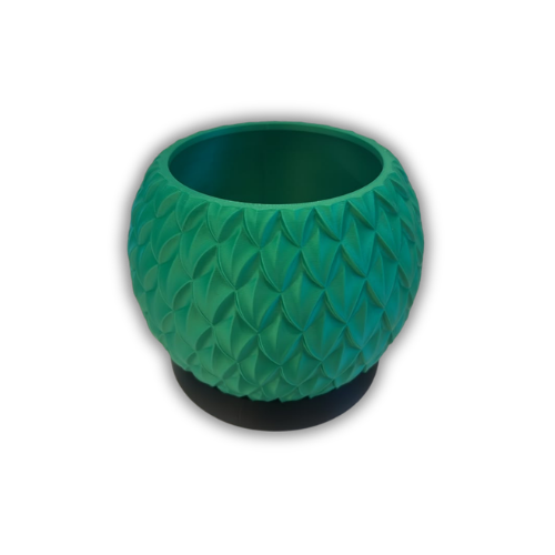 Vaso Planta Escama Verde