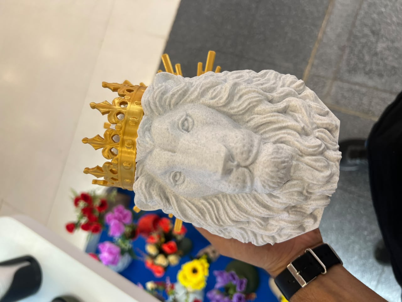 Estatua Leão de Judá  [Marmore]