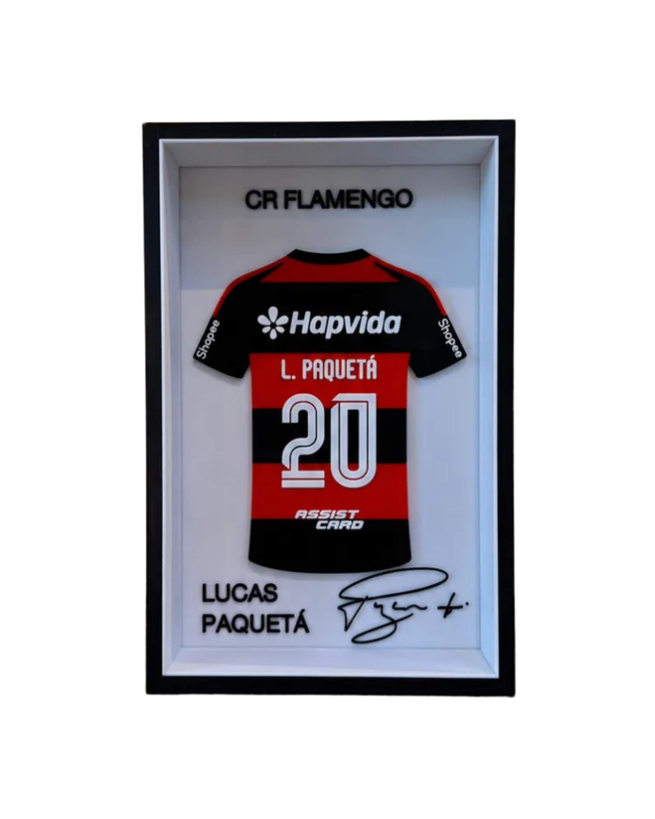 Quadro Camiseta Lucas Paqueta - FLAMENGO