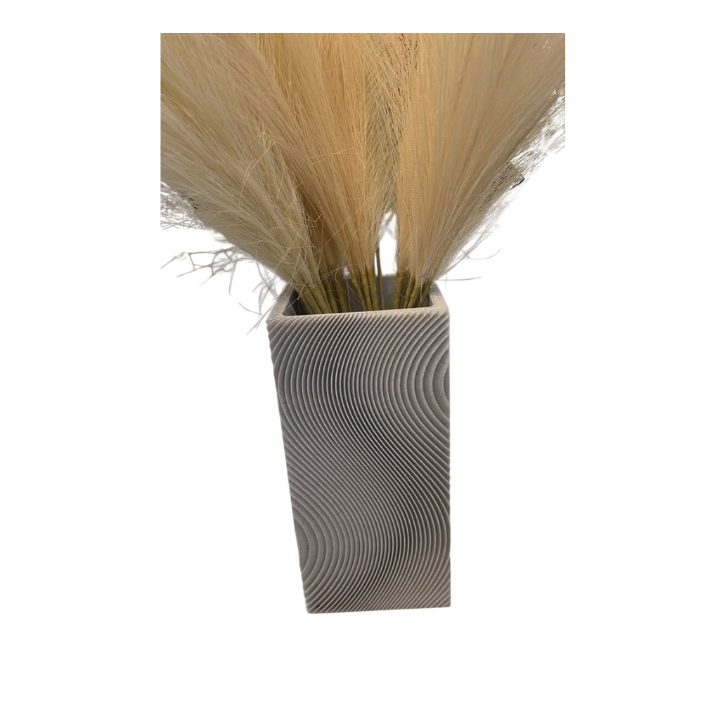 Vaso Moderno Médio [Mármore Branco]