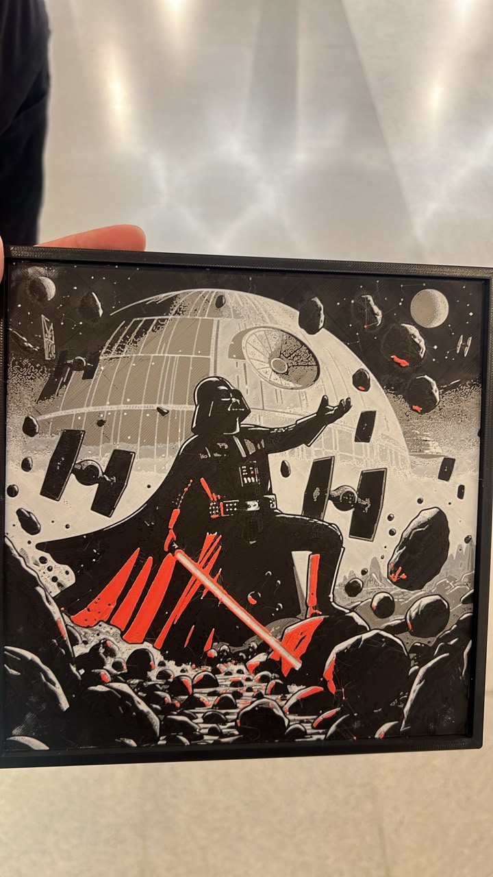 Quadro Darth Vader Imperador Galáctico