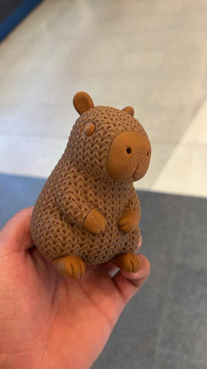 Capivara Normal (Croché) [Grande]